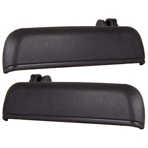 OCPTY Door Handles Exterior Front Driver Passenger Side Replacement fit 1995-1998 Toyota Tercel Outside Door Handles Texture Black(2pcs)