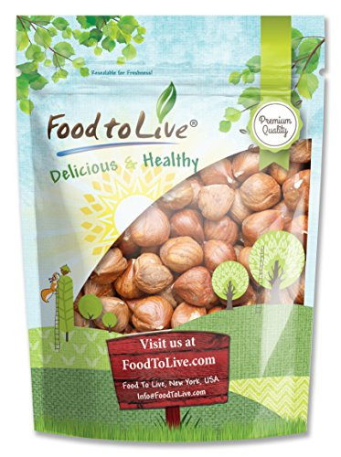 Hazelnuts/Filberts by Food to Live (Raw, No Shell, Kosher, Bulk)  8 Ounces
