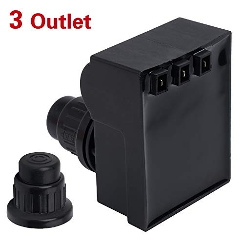 SHINESTAR 3 Outlet Grill Ignitor, Spark Generator Push Button Igniter Replacement for Charbroil, Grillware GGPL-2100, Backyard Grill, Nexgrill, Brinkmann, Kenmore, Ducane, Includes Grill Igniter Cap