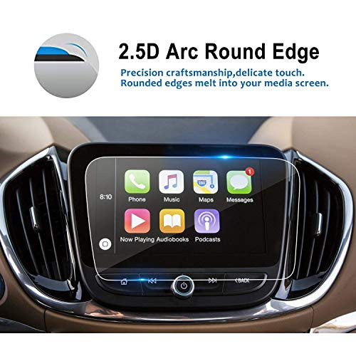 [Upgrade] 2018 Chevrolet Equinox 8 Inch Car Navigation Screen Protector Glass,Tempered Glass Infotainment Display in-Dash Media Center Touch Screen Protector Scratch-Resistant