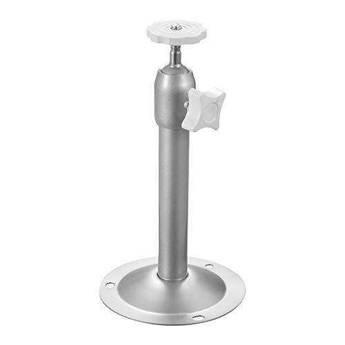 uxcell CCTV Camera Mount - Adjustable Indoor/Outdoor Security Camera Mounting Brackets 165mm Height Aluminum Silver Tone