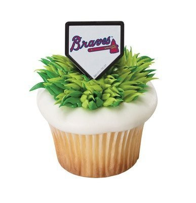 MLB Atlanta Braves Cupcake Rings - 24 ct by MLB