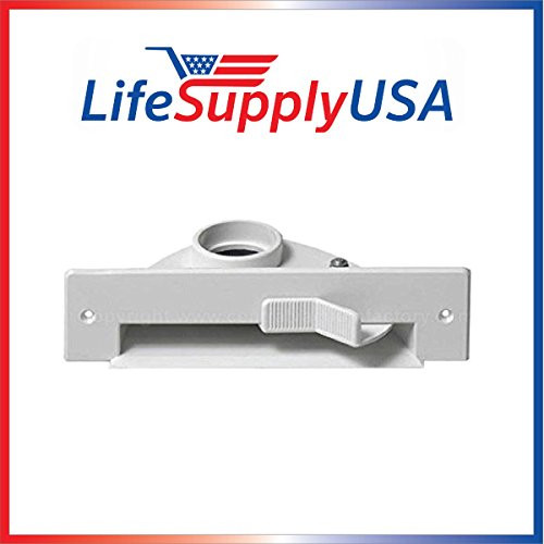 Central Vacuum Automatic Dustpan in White or Black Sweep Inlet Vacpan Vac Dust Pan