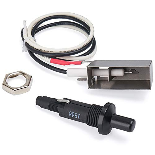 X Home 7509 Igniter Kit Replacement for Weber Genesis Silver Igniter, Spirit E210, Genesis E310 E320, Genesis 1000, Spirit 500 & 700, all with Side-Control Panel, Igniter Kit with Screw-in Type Button