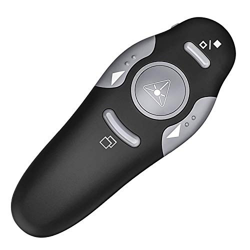 Premium Wireless Presenter RF 2.4GHz - PPT Remote Controller Presentation Control Laser Pointer USB Mouse Clicker Flip Pen PowerPoint