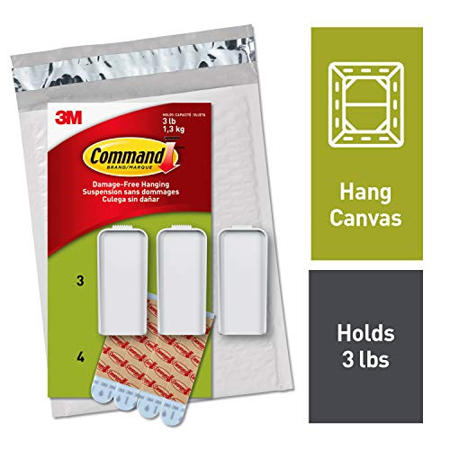 Command Large Canvas Hangers, Indoor Use (PH044-3NA)