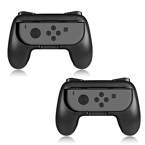 Grips for Nintendo Switch Joy-Con,ATINUS Upgraded Controllers for Nintendo Switch Joy Con 2 Packs (Blue,Red)