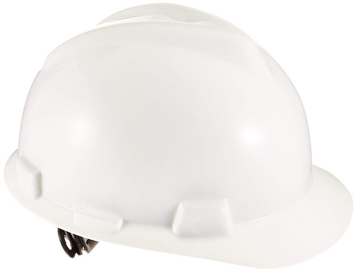 MSA  Safety 475358 V-Gard Cap and Hats, Polyethylene, 5.62' Height x 11' Length x 8.5' Width, Standard Size, White