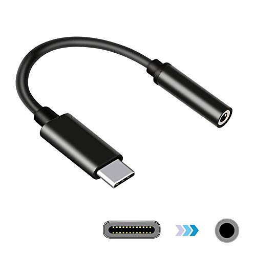 Anbear USB C to 3.5mm Headphone Adapter, USB-C to Headphone Jack Aux Cable for Google Pixel 2/2 XL,Pixel 3/3 XL,2018 Ipad pro, Essential Phone, HTC U11, Moto Z and More USB C Phone