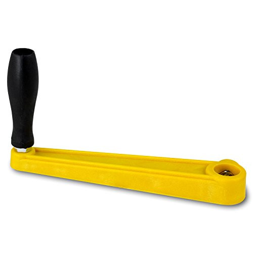 TERA PUMP Yellow Plastic Rotary Pump - Replacement Handle for Polypropylene Rotary Drum Pump