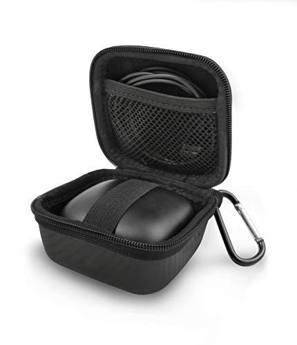 CASEMATIX Black Travel Case Compatible with Beats Powerbeats Pro Wireless Earphones