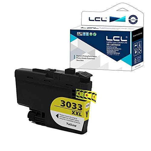 LCL Compatible Ink Cartridge Pigment Replacement for Brother LC3033 XXL LC3033XXL LC3033Y MFC-J995DW MFC-J995DW XL (Yellow 1-Pack) LCL Compatible Ink Cartridge Pigment Replacement for Brother LC3033 XXL LC3033XXL LC3033Y MFC-J995DW MFC-J995DW XL (Yellow 1-Pack)
