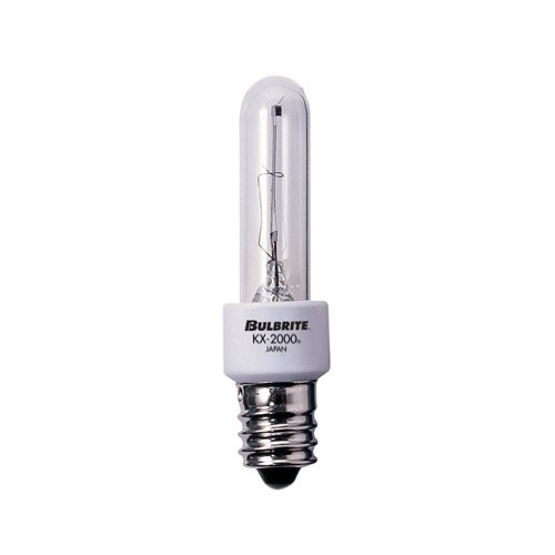 Bulbrite KX40CL/E12 40W KX-2000 Krypton/Xenon T3 Clear Bulb, Candelabra Base