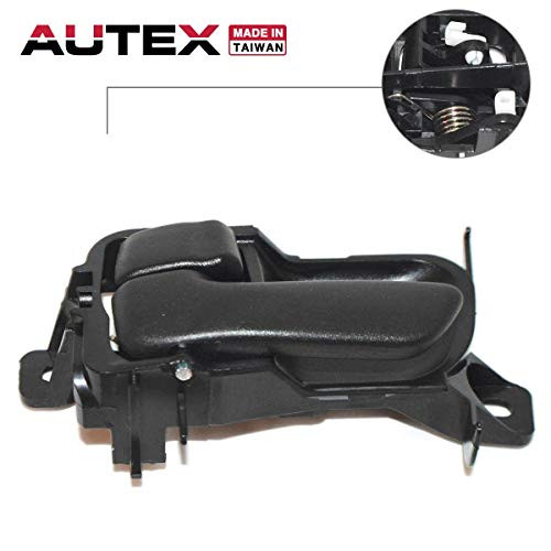 AUTEX Black Interior Door Handle Inner Inside Front/Rear Left Driver Side Compatible with Toyota Avalon 1995 1996 1997 1998 1999 79546 6920607010C0 TO1352130