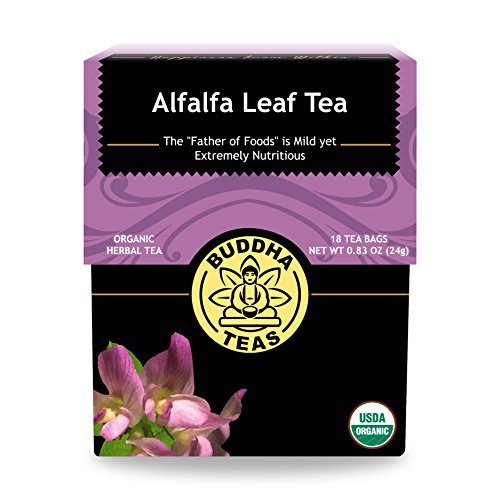 Organic Alfalfa Leaf Tea - Kosher, Caffeine-Free, GMO-Free - 18 Bleach-Free Tea Bags Organic Alfalfa Leaf Tea - Kosher, Caffeine-Free, GMO-Free - 18 Bleach-Free Tea Bags