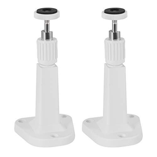 uxcell CCTV Camera Mount - ABS Adjustable Indoor/Outdoor Camera Mounting Brackets w Screws 160mm Height White 2 Pcs