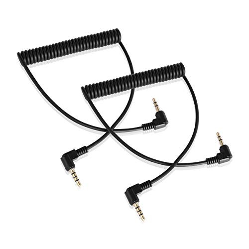 LANMU 3.5mm TRS to TRRS Patch Cable Compatible with Movo BOYA by MM1 Rode VideoMicro Mics