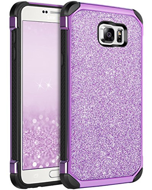 BENTOBEN Case for Galaxy Note 5 Case, Glitter Luxury Bling Hybrid Hard PC Laminated Sparkly Shiny Faux Leather Shockproof Bumper Protective Phone Case for Samsung Galaxy Note 5, Purple BENTOBEN Case for Galaxy Note 5 Case, Glitter Luxury Bling Hybrid Hard PC Laminated Sparkly Shiny Faux Leather Shockproof Bumper Protective Phone Case for Samsung Galaxy Note 5, Purple