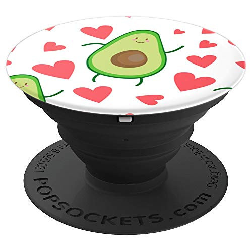 Cute Romantic Avocado Heart Pattern | For Wife - PopSockets Grip and Stand for Phones and Tablets Cute Romantic Avocado Heart Pattern | For Wife - PopSockets Grip and Stand for Phones and Tablets