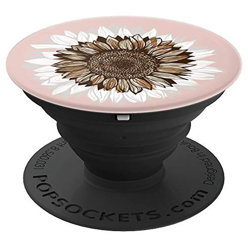 Sunflower Flower Spring Gardening Large Bloom Head Rose - PopSockets Grip and Stand for Phones and Tablets