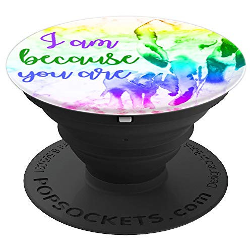 Blessed Mama - Mama Elephant Gift - One Kid Mom Gift - - PopSockets Grip and Stand for Phones and Tablets