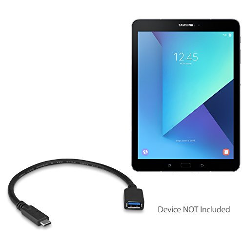 BoxWave Samsung Galaxy Tab S3 Cable, [USB Expansion Adapter] Add USB Connected Hardware to Your Phone for Samsung Galaxy Tab S3