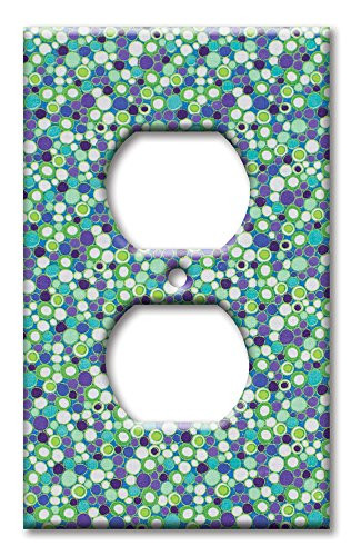 Art Plates - Single Gang Outlet OVERSIZE Switch/OVER SIZE Wall Plate - Purple Rain