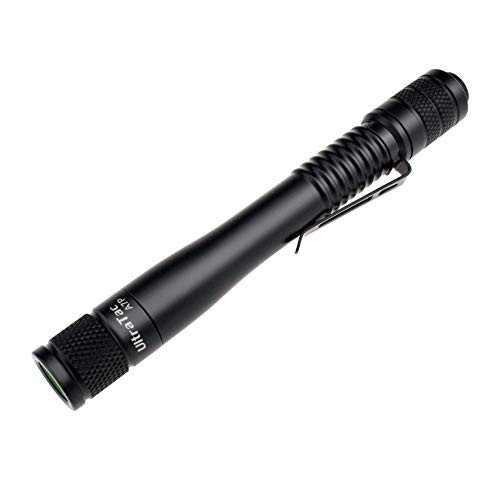 UltraTac A7P Upgraded Pocket Pen Light Flashlight, 200 Lumen CREE XP-G2 LED Penlight, 2 Modes, Portable & Waterproof, Powered by 2 AAA Batteries