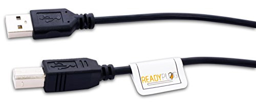 ReadyPlug USB Cable Compatible with Brother HL-L2350DW Compact Laser Printer (15 Feet, Black)