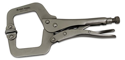 ION TOOL 11 C-Clamp Locking Pliers, Large, Swivel Pads