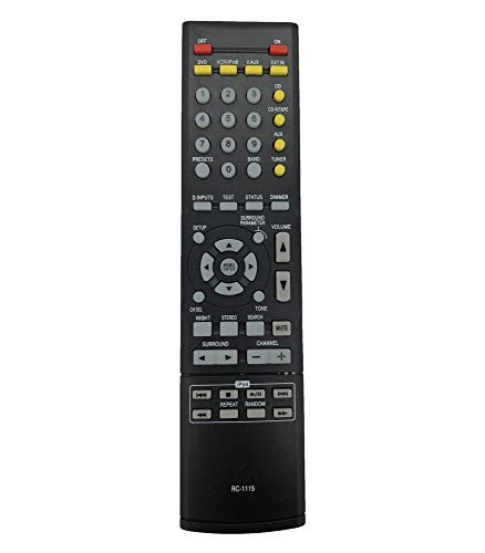 GOLDENRIVER E0-Class Material RC-1115 Replacement Remote Control Compatible with Denon AVR-390 AVR-391 AV Receiver