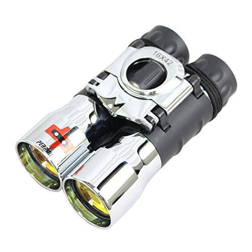 LastWorld 16x42 Ruby Coated Lens Binocular Chrome Color