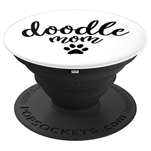 Goldendoodle Mom Paw Doodle Dog Gift - PopSockets Grip and Stand for Phones and Tablets