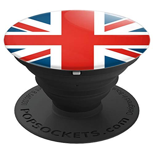 British United Kingdom Union Jack Round Flag - PopSockets Grip and Stand for Phones and Tablets
