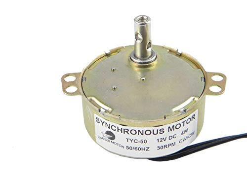 CHANCS TYC-50 Synchronous Motor 12V DC 30/36RPM 4W CW/CCW Small Electric Motor