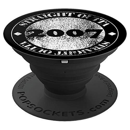 STRAIGHT OUTTA 2007 - 12 Years Old - 12th Birthday Gift - PopSockets Grip and Stand for Phones and Tablets