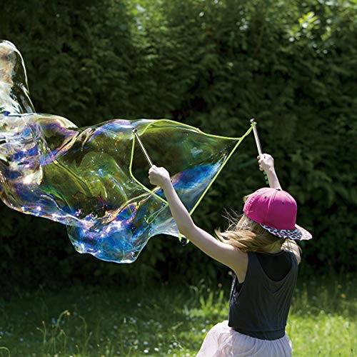 IREGRO Bubble Wand, Portable Giant Bubble Wand Holiday Bubble Toy for Kids Party Birthday Outdoor Activities