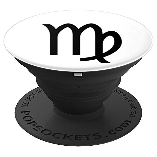 Virgo Star Sign Zodiac - White - PopSockets Grip and Stand for Phones and Tablets
