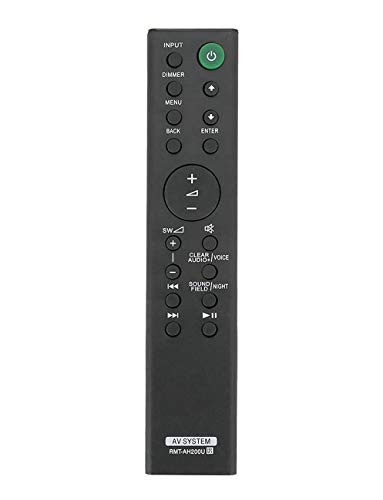 GOLDENRIVER E0-Class Material RMT-AH200U Replacement Remote Control Compatible with Sony Sound Bar Home Audio AV System