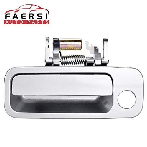 FAERSI Outside Exterior Front Left Driver Side Door Handle Replacement for 1997 1998 1999 2000 2001 Toyota Camry 6922033040, 6922033040C0 (Silver)