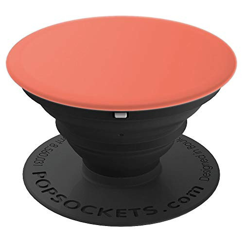 Plain Coral Matte Phone for Xr Knob Gift - PopSockets Grip and Stand for Phones and Tablets