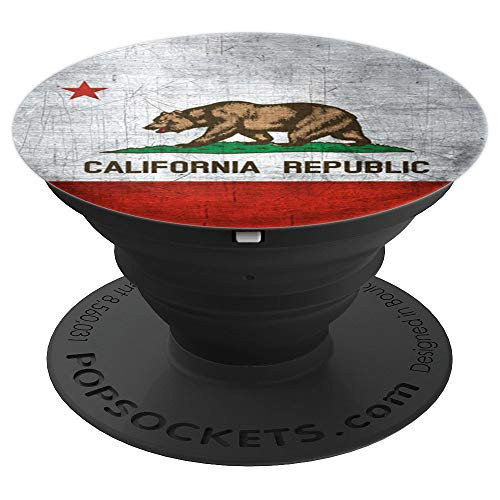 California Flag Vintage - PopSockets Grip and Stand for Phones and Tablets