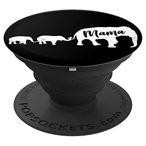 2 Kiddos - Elephant Mom Gift - - PopSockets Grip and Stand for Phones and Tablets