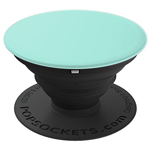 Aqua Teal Blue - Solid Color - PopSockets Grip and Stand for Phones and Tablets