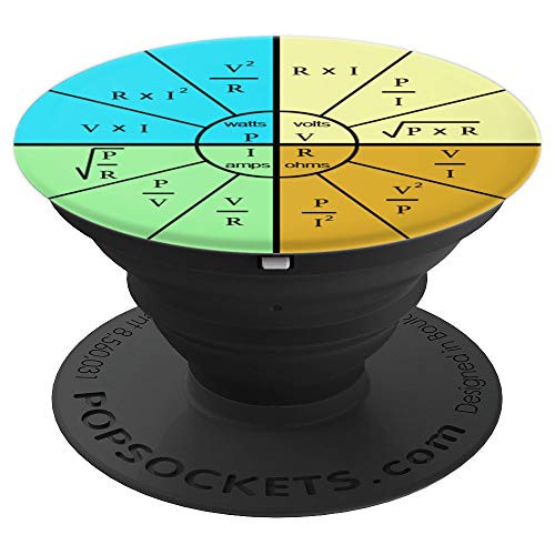 Ohm's Law Formula Wheel - Electrical Electronics Engineer - PopSockets Grip and Stand for Phones and Tablets