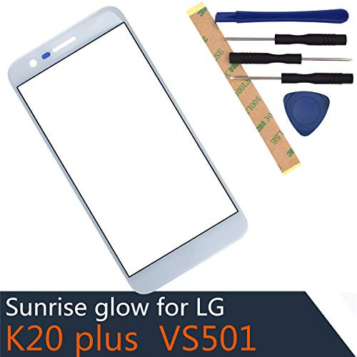 K20 V Front Panel Compatible with LG K20 Plus V VS501 White