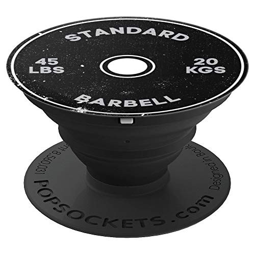 Barbell Weight Plate - PopSockets Grip and Stand for Phones and Tablets Barbell Weight Plate - PopSockets Grip and Stand for Phones and Tablets