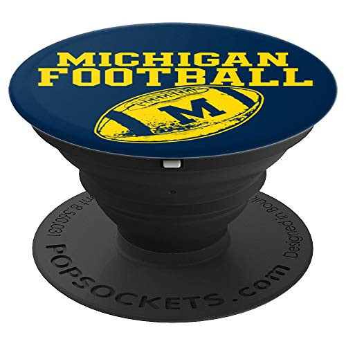 PopSockets: Michigan Football Go Blue - PopSockets Grip and Stand for Phones and Tablets