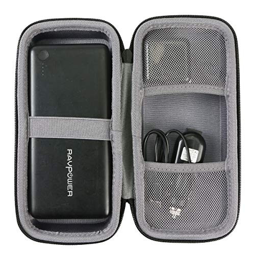 co2crea Hard Travel Case Replacement for RAVPower USB C Battery Pack 20100 Portable Charger Qualcomm Quick Charge 20100mAh Input Output Type C Power Bank