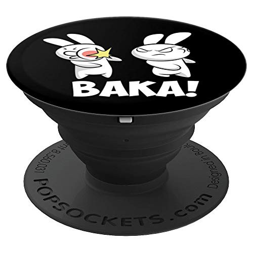Japanese Anime Pop Socket Baka Cute Anime Pop Socket - PopSockets Grip and Stand for Phones and Tablets
